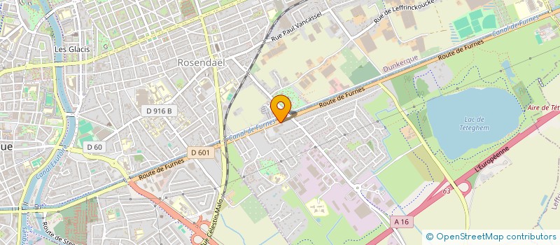 localisation de l'entreprise PHARMACIE MAERTEN  TETEGHEM-COUDEKERQUE-VILLAGE