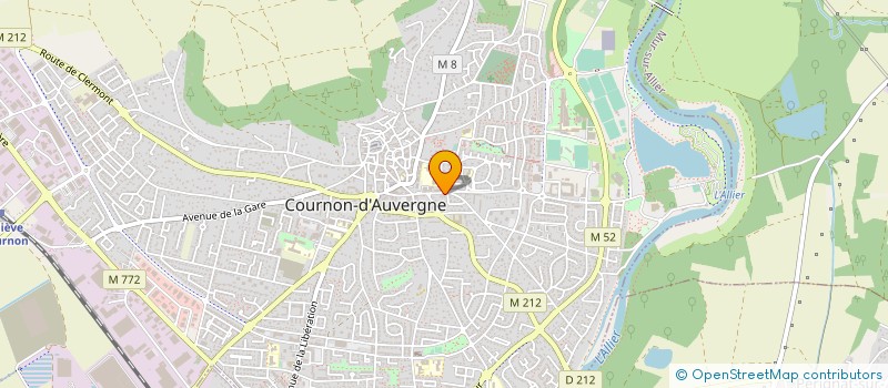 localisation de l'entreprise PHARMACIE MAILLARD  PERIGNAT-SUR-ALLIER