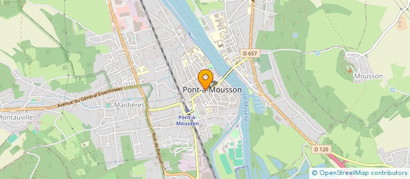 localisation de l'entreprise PHARMACIE MAILLOT DOUSSET à PONT-A-MOUSSON