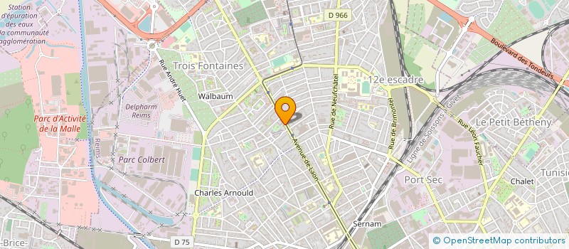 localisation de l'entreprise PHARMACIE MAILLOT-MERCENIER SNC  REIMS