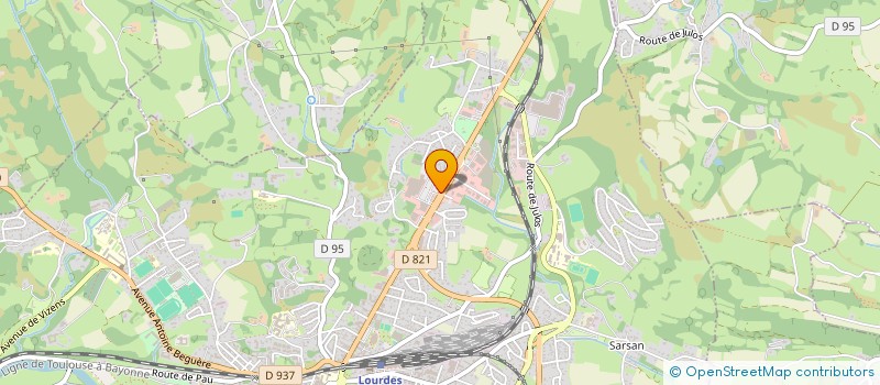 localisation de l'entreprise PHARMACIE MALEK à LOURDES