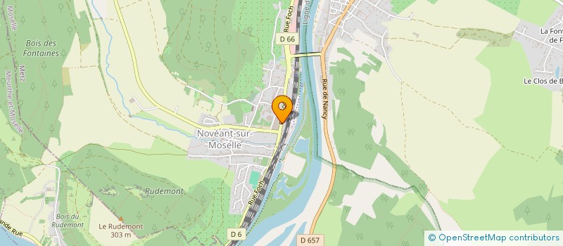 localisation de l'entreprise PHARMACIE MALETERRE  NOVEANT-SUR-MOSELLE