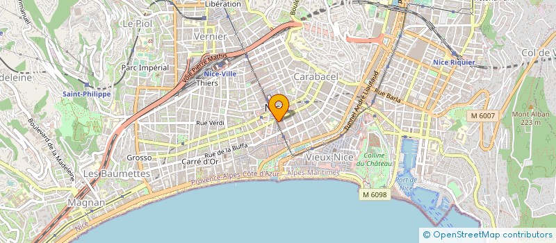 localisation de l'entreprise PHARMACIE MANDIL 3 à NICE