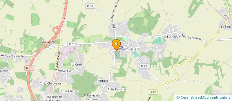 localisation de l'entreprise PHARMACIE MAPPA  CHAMPNIERS