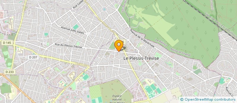 localisation de l'entreprise PHARMACIE MARBEAU  LE PLESSIS-TREVISE