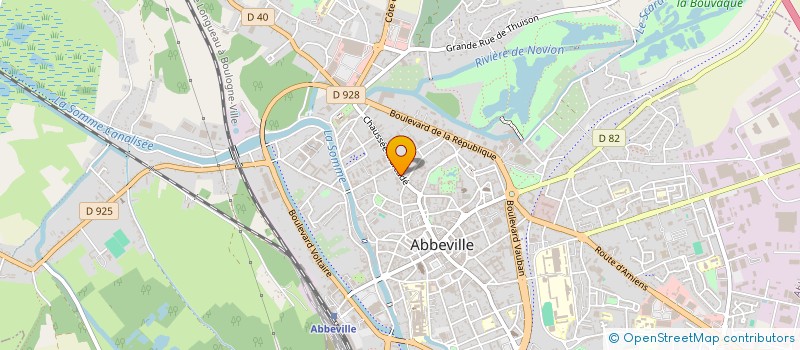 localisation de l'entreprise PHARMACIE MARCADE  ABBEVILLE