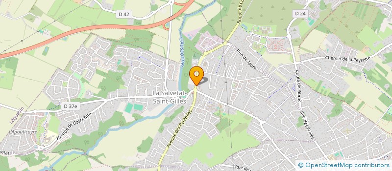 localisation de l'entreprise PHARMACIE MARCEL  LA SALVETAT-SAINT-GILLES