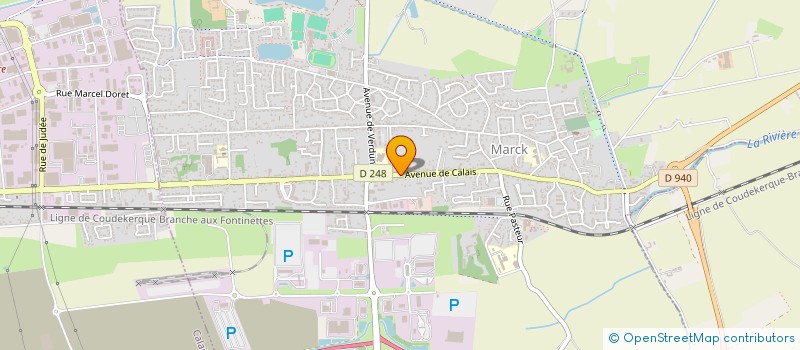 localisation de l'entreprise PHARMACIE MARCK PHARMA  MARCK