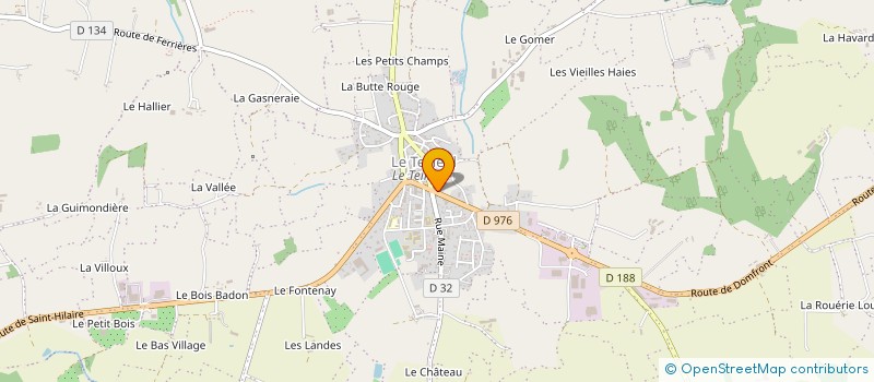 localisation de l'entreprise PHARMACIE MASSIN  LE TEILLEUL