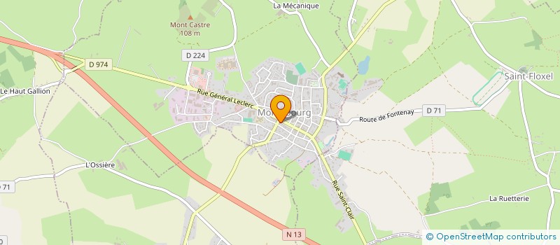 localisation de l'entreprise PHARMACIE MATEOS  MONTEBOURG