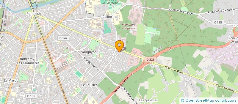 localisation de l'entreprise PHARMACIE MATERE LE MANS  LE MANS