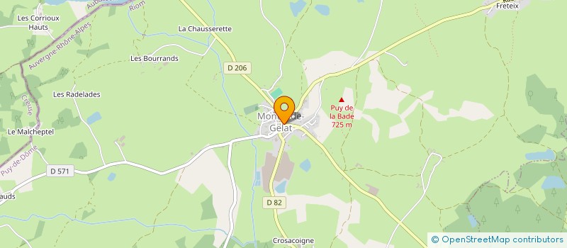 localisation de l'entreprise PHARMACIE MAY CORINNE  MONTEL-DE-GELAT