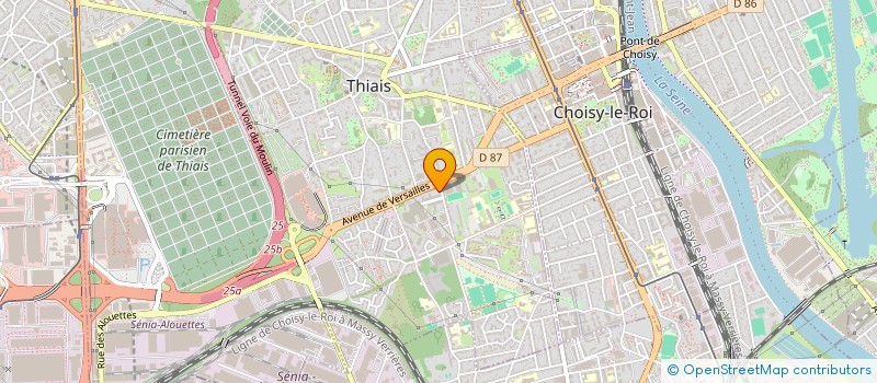 localisation de l'entreprise PHARMACIE MAZOUNI  THIAIS