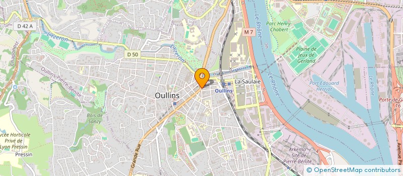 localisation de l'entreprise PHARMACIE MAZOYER-DUGAS à OULLINS-PIERRE-BENITE