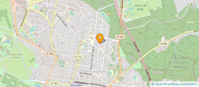 localisation de l'entreprise PHARMACIE MENERET à VERSAILLES