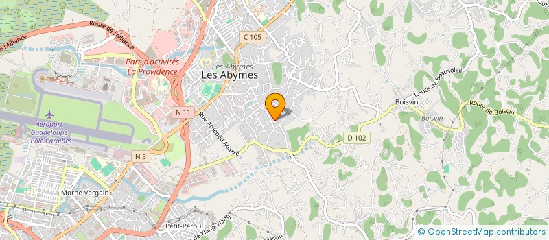 localisation de l'entreprise PHARMACIE MERAULT à LES ABYMES