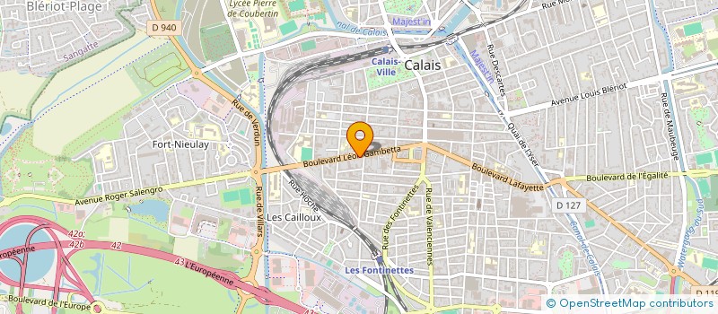 localisation de l'entreprise PHARMACIE MESSIEN  CALAIS