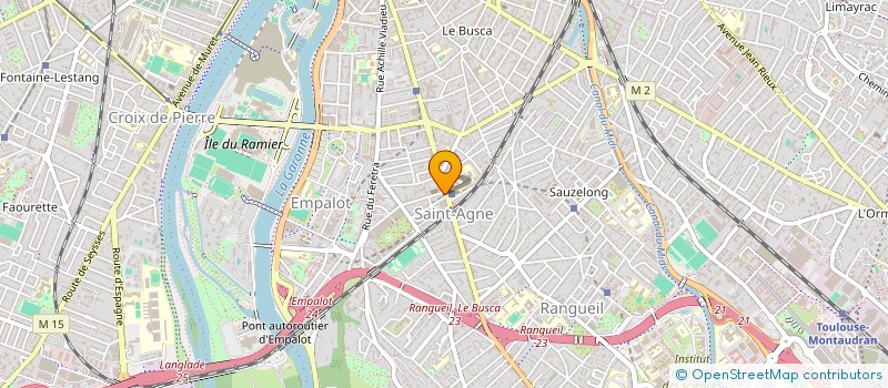 localisation de l'entreprise PHARMACIE METRO SAINT AGNE à TOULOUSE