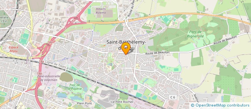 localisation de l'entreprise PHARMACIE MICHARD à SAINT-BARTHELEMY-D'ANJOU