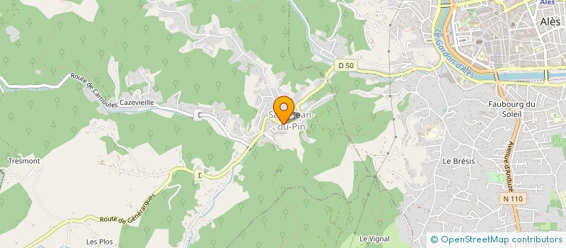 localisation de l'entreprise PHARMACIE MICHAUD-GALLO  SAINT-JEAN-DU-PIN