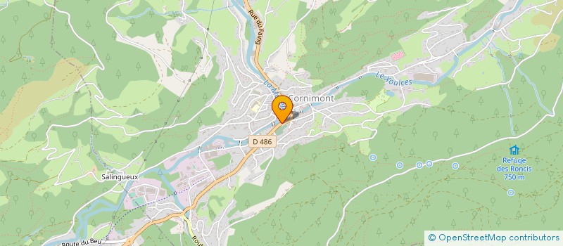 localisation de l'entreprise PHARMACIE MICHAUX  CORNIMONT