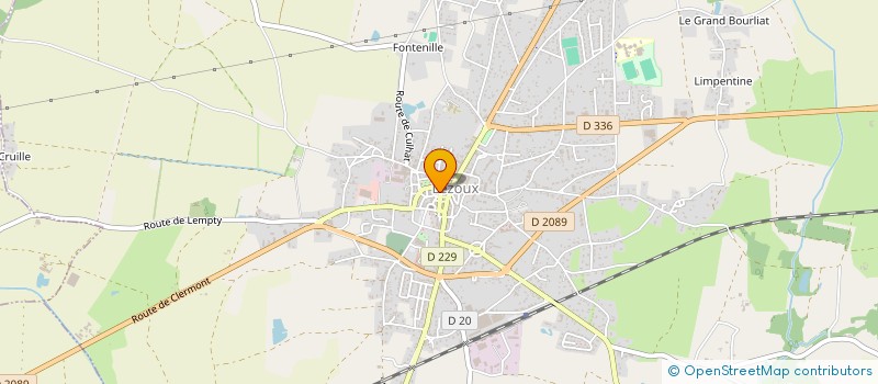 localisation de l'entreprise PHARMACIE MICHEL  LEZOUX