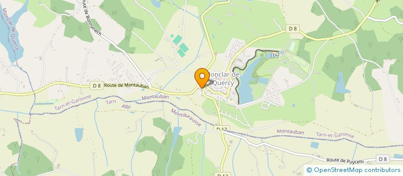 localisation de l'entreprise PHARMACIE MIDI QUERCY  MONCLAR-DE-QUERCY