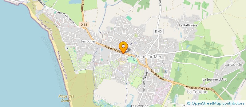 localisation de l'entreprise PHARMACIE MILCENT à BREM-SUR-MER