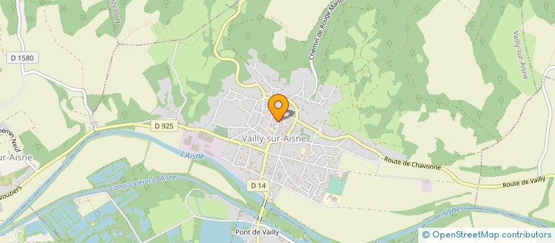 localisation de l'entreprise PHARMACIE MILLET à VAILLY-SUR-AISNE