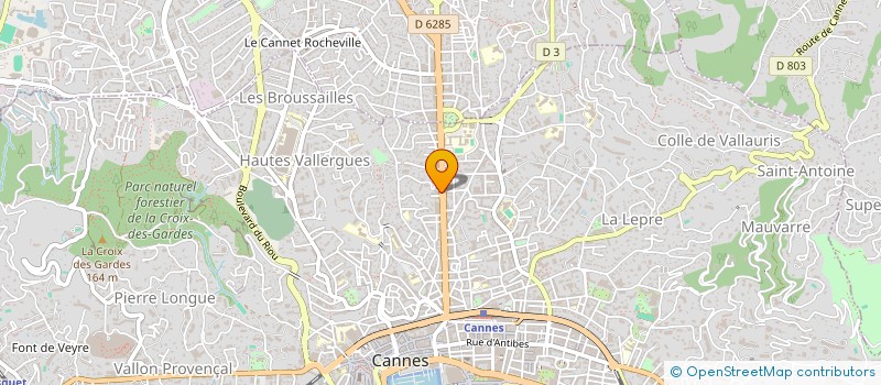 localisation de l'entreprise PHARMACIE MODERNE à CANNES