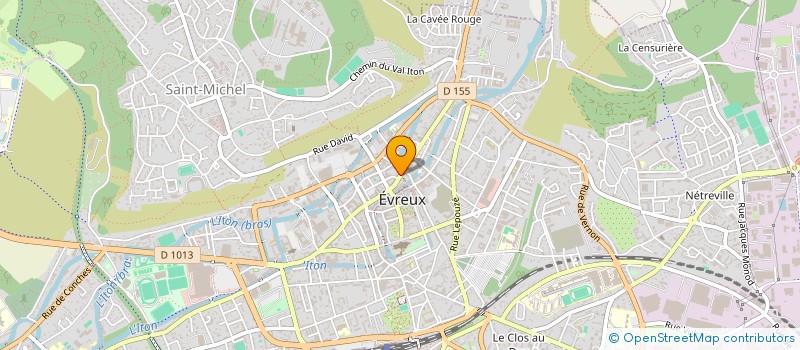 localisation de l'entreprise PHARMACIE MODERNE D'EVREUX  EVREUX