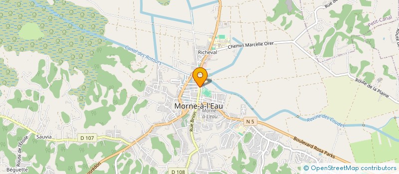 localisation de l'entreprise PHARMACIE MONCHEU-KAMGA à MORNE-A-L'EAU
