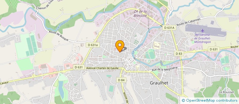 localisation de l'entreprise PHARMACIE MONTBROUSSOUS à GRAULHET