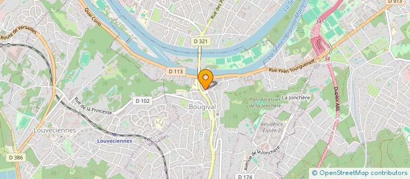 localisation de l'entreprise PHARMACIE MOREL  BOUGIVAL