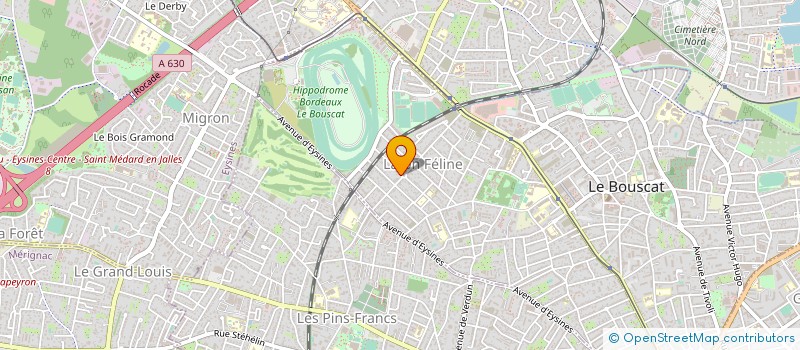localisation de l'entreprise PHARMACIE MORLENS à LE BOUSCAT
