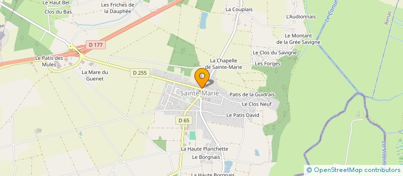 localisation de l'entreprise PHARMACIE MOYON à SAINTE-MARIE
