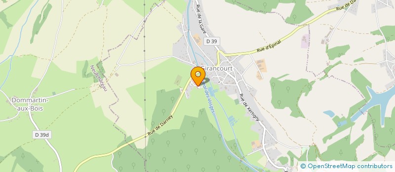 localisation de l'entreprise PHARMACIE MULLER  GIRANCOURT