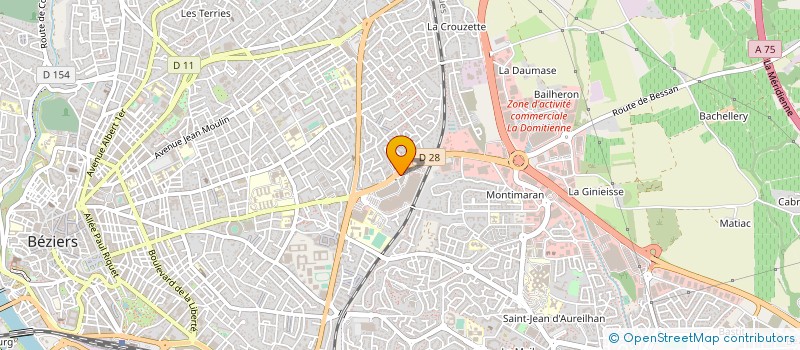 localisation de l'entreprise PHARMACIE MURATEL à BEZIERS