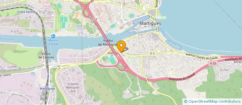 localisation de l'entreprise PHARMACIE MUTUALISTE à MARTIGUES