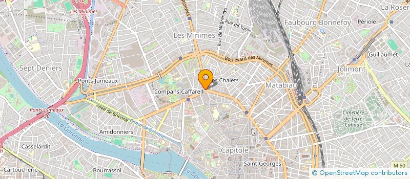 localisation de l'entreprise PHARMACIE NADAL ROULLAND  TOULOUSE