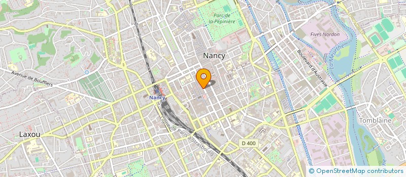 localisation de l'entreprise PHARMACIE NATURABIO à NANCY