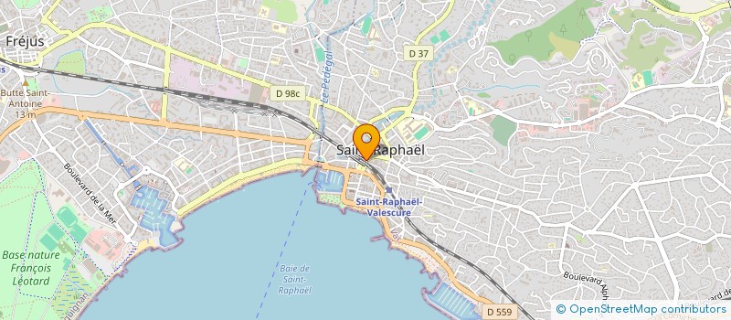 localisation de l'entreprise PHARMACIE NEDELEC MOUSSOU à SAINT-RAPHAEL