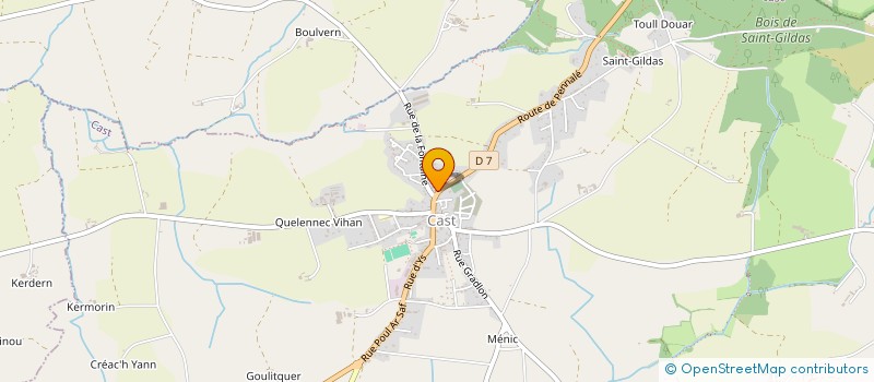 localisation de l'entreprise PHARMACIE NIQUET à CAST