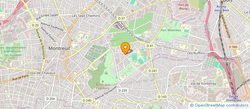 localisation de l'entreprise PHARMACIE NJIANGA à MONTREUIL