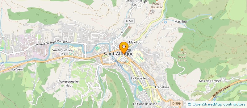 localisation de l'entreprise PHARMACIE NOGARET - VAISSIERE  SAINT-AFFRIQUE