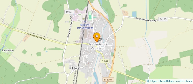 localisation de l'entreprise PHARMACIE NOGENTAISE à NOGENT-SUR-VERNISSON