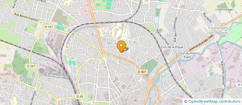localisation de l'entreprise PHARMACIE NOIZAT-JOLY à NEVERS