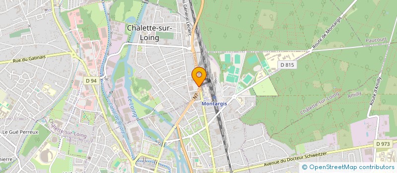 localisation de l'entreprise PHARMACIE NORD-MONTARGIS à CHALETTE-SUR-LOING