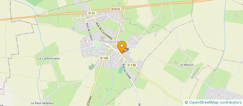 localisation de l'entreprise PHARMACIE NORMANDE à THIBERVILLE