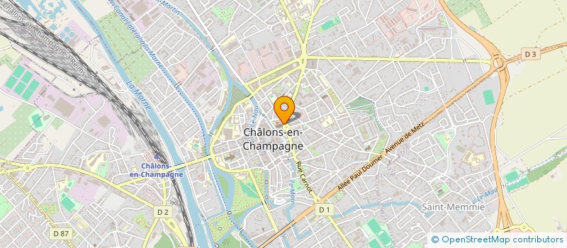 localisation de l'entreprise PHARMACIE NOTRE DAME  CHALONS-EN-CHAMPAGNE